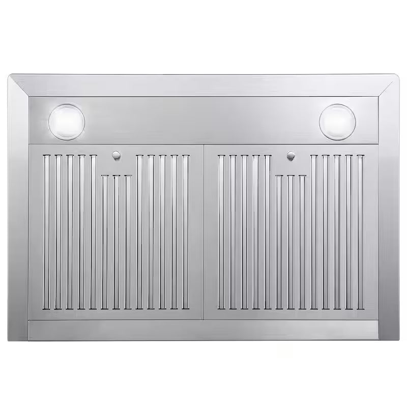 30 in. Stainless Steel Ductless Wall Mount Range Hood with Carbon Filter Kit I644