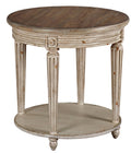 Round End Table Z8175