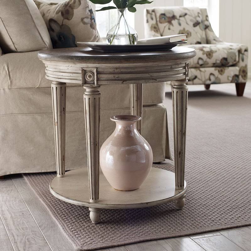 Round End Table Z8175