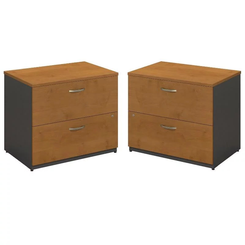 2 Piece Wood Filing Cabinet Set with 2 Drawer P11578