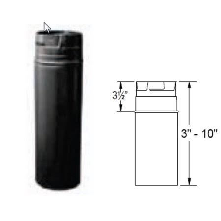4" Inner Diameter Black Chimney Pipe L871