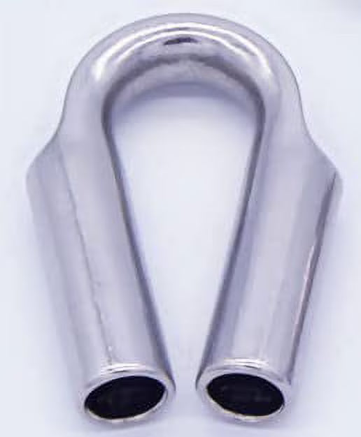 22mm 316 Stainless Steel Wire Rope Thimble, 50-Pack N16021