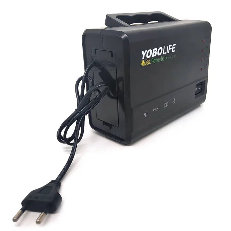 Portable Solar Generator with Solar Panel and LED Lights R945