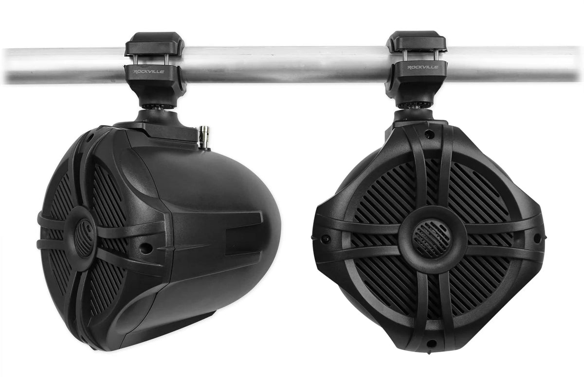 Black 6.5 250w Marine Wakeboard Tower Speakers B29709