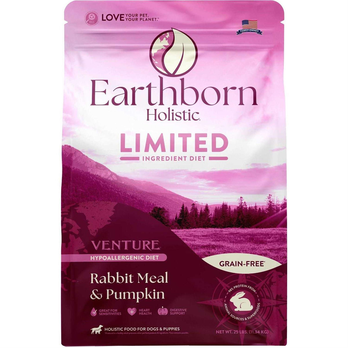 Grain Free Rabbit Meal Pumpkin Dry Dog Food K458