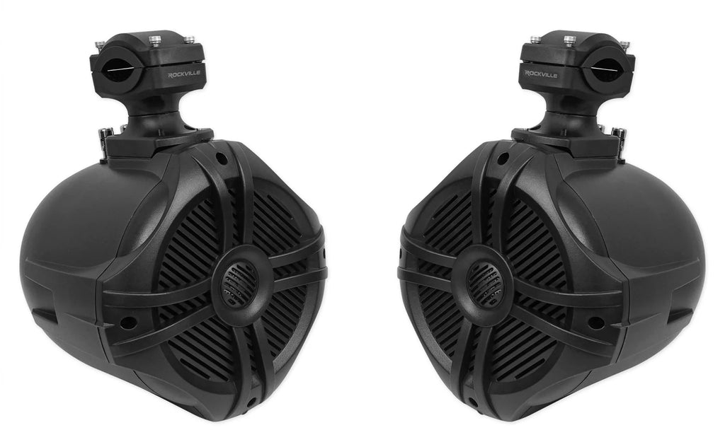 Black 6.5 250w Marine Wakeboard Tower Speakers B29709