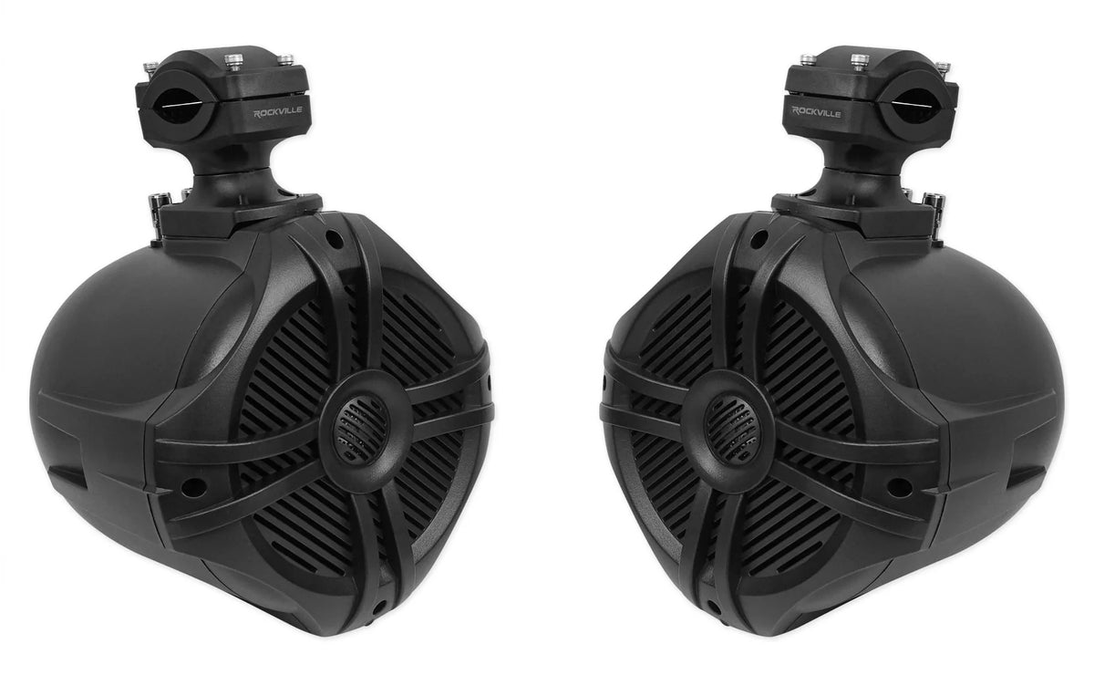 Black 6.5 250w Marine Wakeboard Tower Speakers B29709