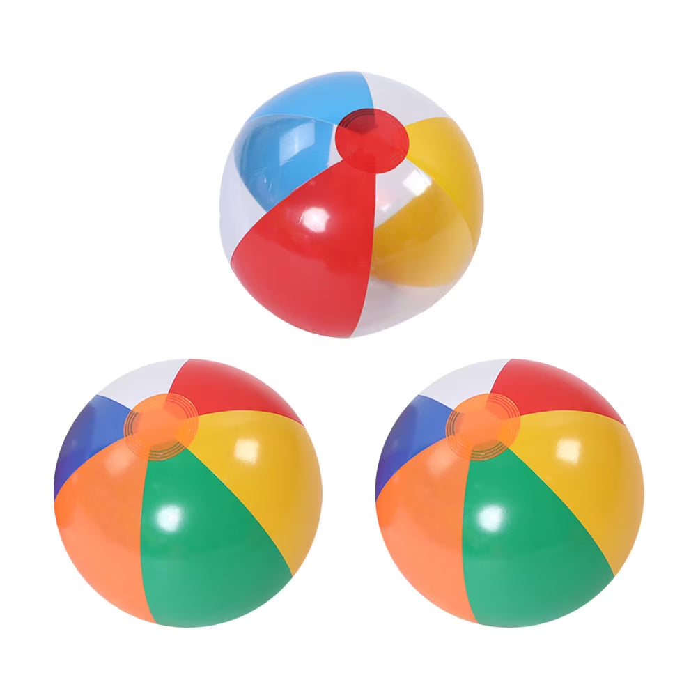 3Pcs Inflatable Beach Ball Pool Water Toy D988