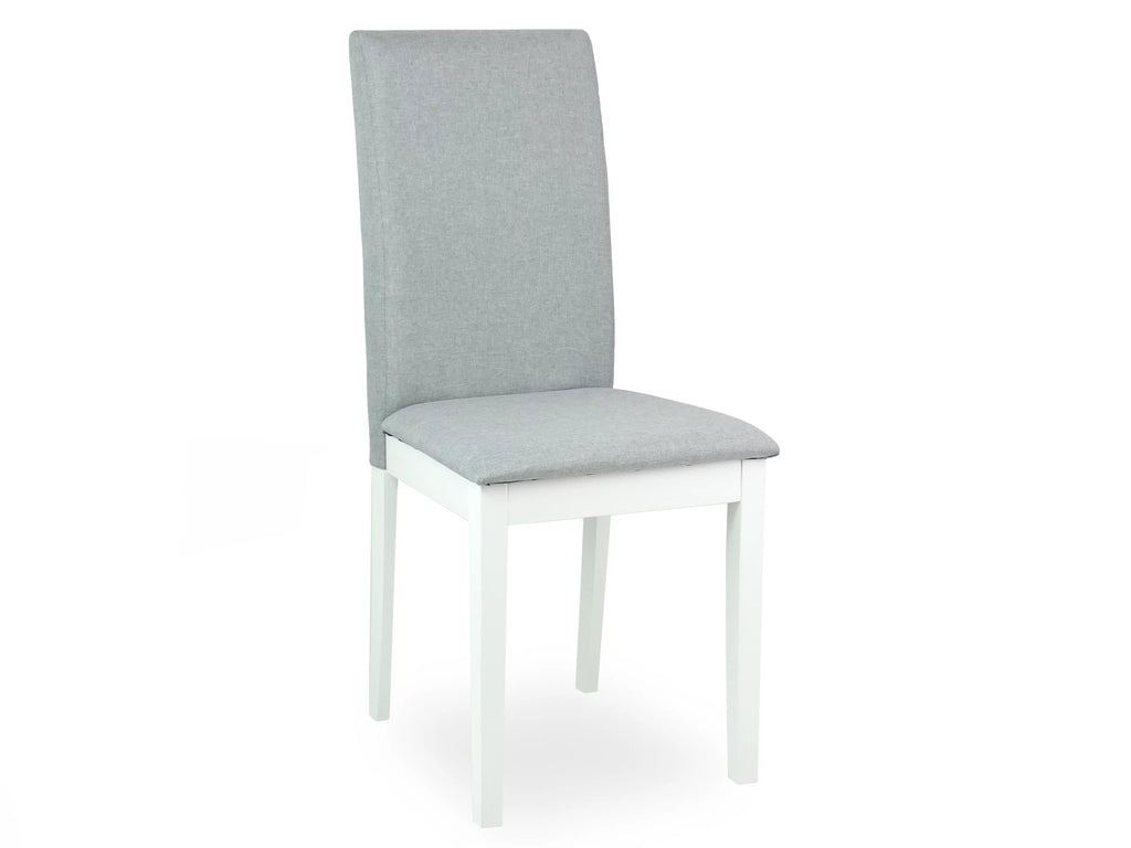 5 Pc Dining Table and 4 Side Chairs Solid Wood White K1940